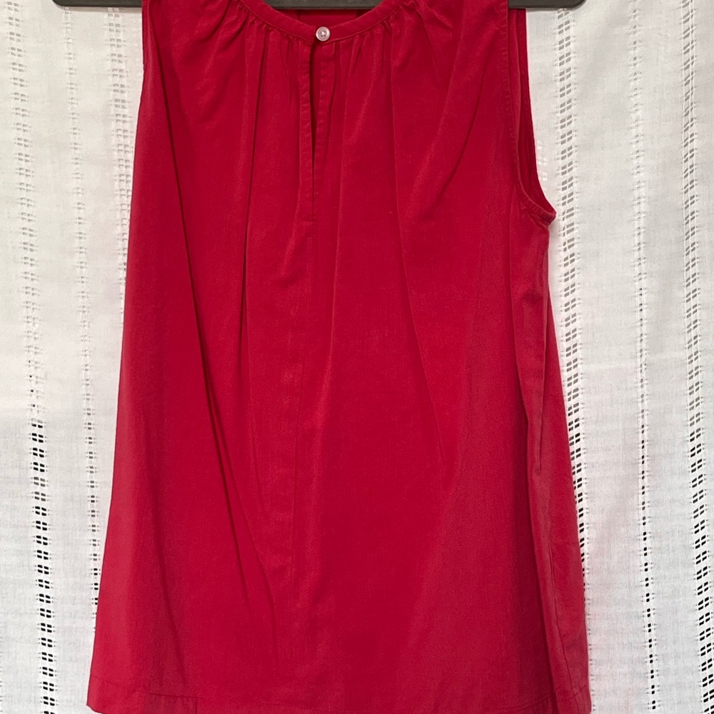 LOFT Vibrant Deep Pink Sleeveless Tank Top